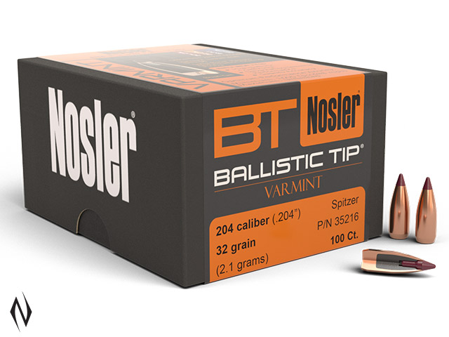 NOSLER 204 32GR BALLISTIC TIP 100PK Image