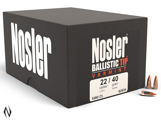 NOSLER 224 40GR BALLISTIC TIP 1000PK Image