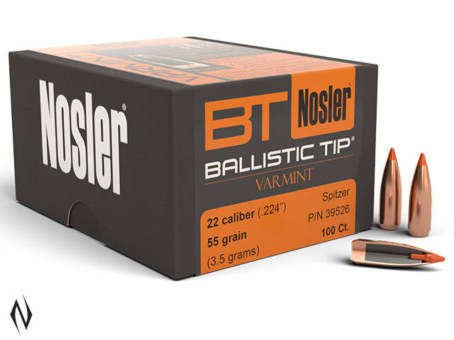 NOSLER 224 55GR BALLISTIC TIP 100PK Image