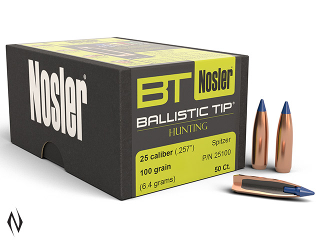 NOSLER 257 100GR BALLISTIC TIP 50PK Image