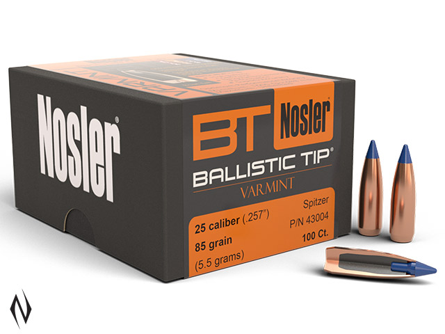 NOSLER 257 85GR BALLISTIC TIP 100PK Image