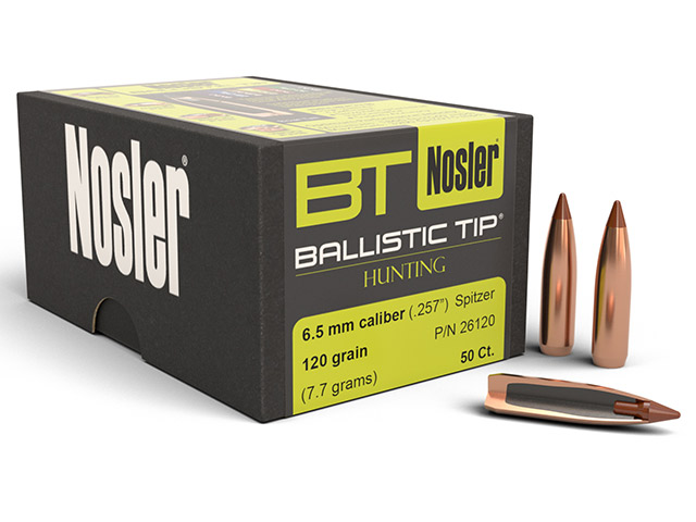 NOSLER 6.5MM 120GR BALLISTIC TIP 50PK Image