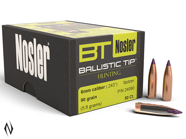 NOSLER 243 90GR BALLISTIC TIP 50PK Image