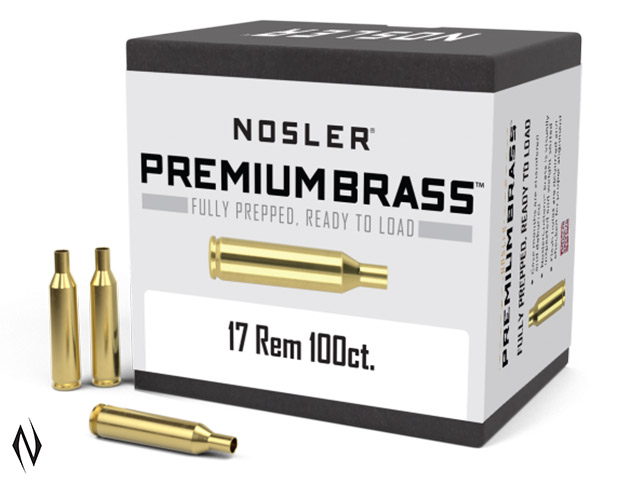 NOSLER CUSTOM BRASS 17 REM 100PK Image