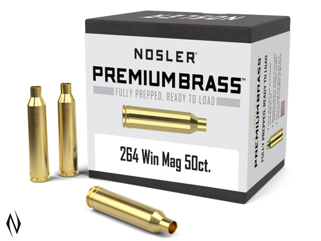 NOSLER CUSTOM BRASS 264 WIN 50PK Image