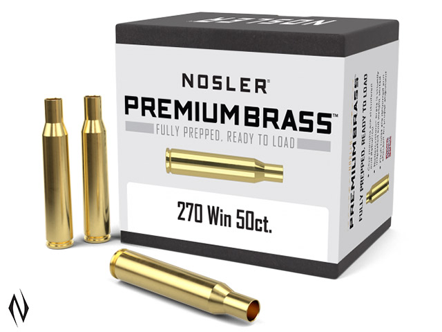 NOSLER CUSTOM BRASS 270 WIN 50PK Image