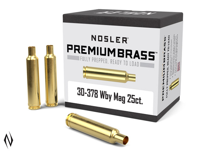 NOSLER CUSTOM BRASS 30-378 WBY 25PK Image