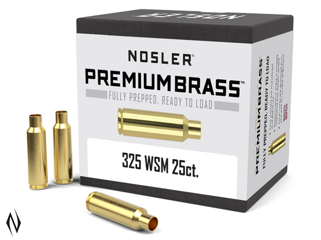 NOSLER CUSTOM BRASS 325 WSM 25PK Image
