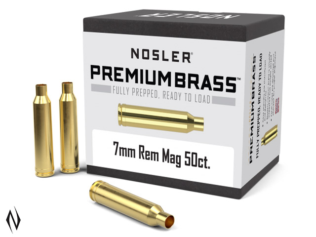 NOSLER CUSTOM BRASS 7MM REM MAG 50PK Image