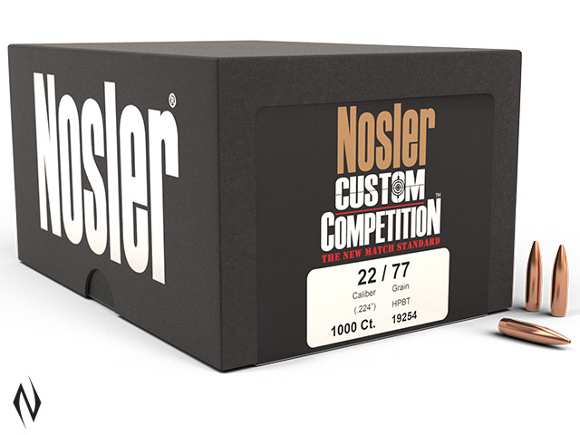 NOSLER 224 77GR HPBT CUSTOM COMP 1000PK Image