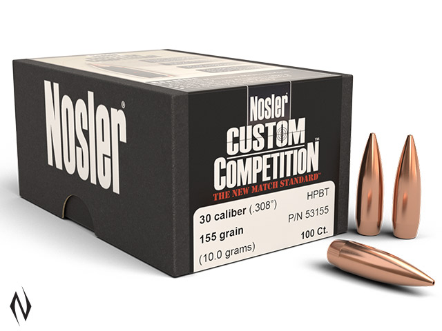 NOSLER 30 155GR HPBT CUSTOM COMP 100PK Image