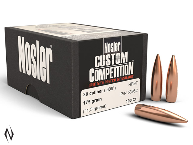NOSLER 30 175GR HPBT CUSTOM COMP 100PK Image