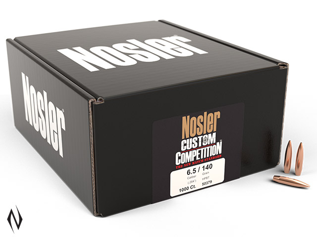 NOSLER 6.5MM 140GR HPBT CUSTOM COMP 1000PK Image