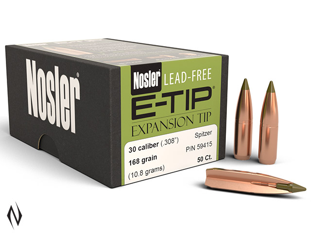NOSLER 308 168GR E-TIP 50PK Image