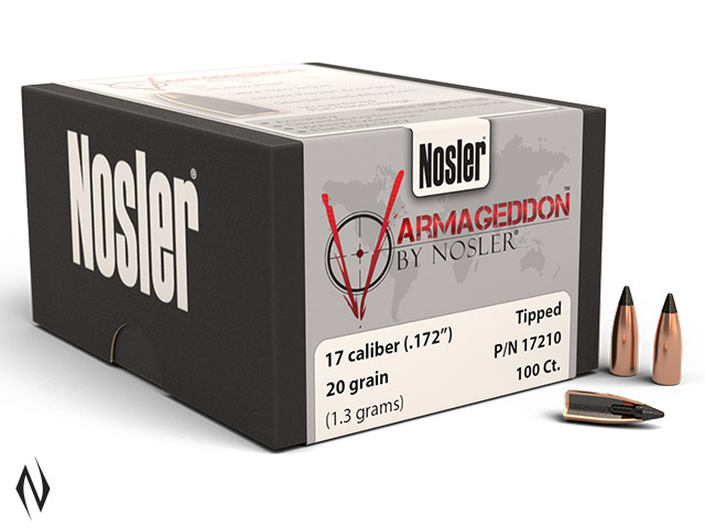 NOSLER 17 20GR TIP VARMAGEDDON 100PK Image