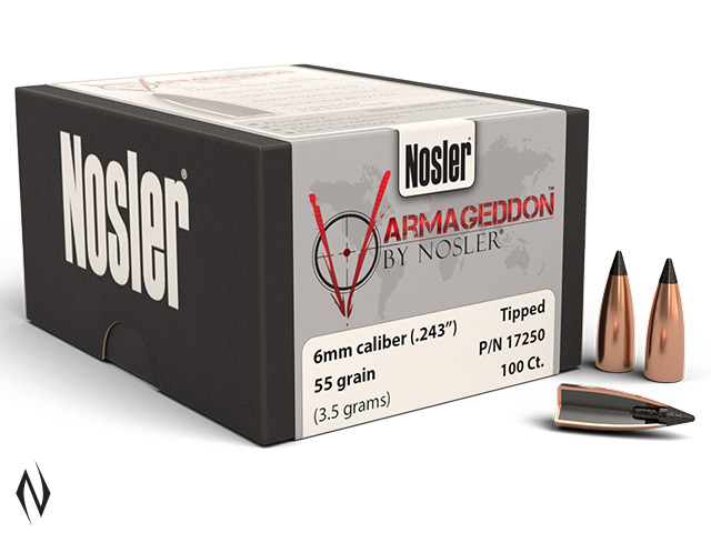 NOSLER 243 55GR TIP VARMAGEDDON 100PK Image