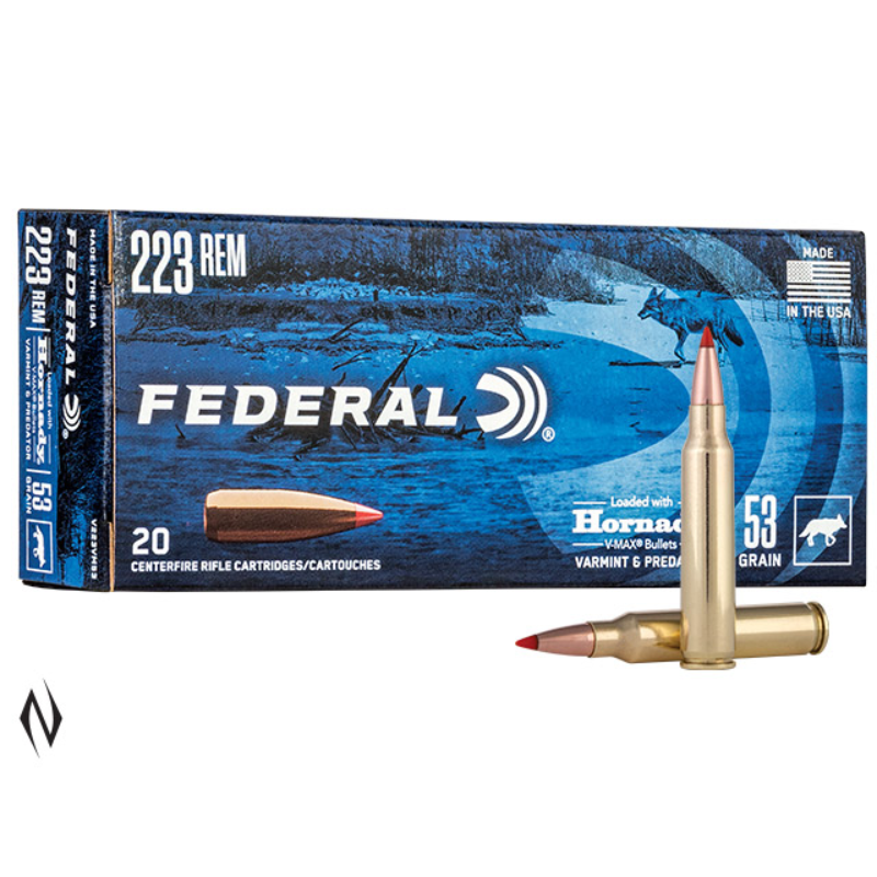NIOA Australia | FEDERAL 223 REM 53GR VMAX 20PK